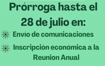 Prorroga hasta el 28 de Julio